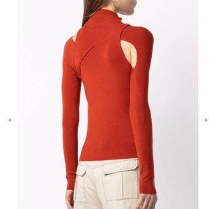 Dion Lee layered knitted jumper